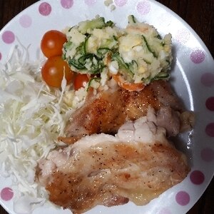 鶏もも肉のふんわりソテー